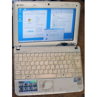 Нетбук MSI Wind U100 (Intel Atom N270 1.66Ghz /1024Mb DDR2 /120Gb /10" 1024x600) - Люберцы