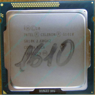 Процессор Intel Celeron G1610 (2x2.6GHz /L3 2048kb) SR10K s.1155 (Люберцы)